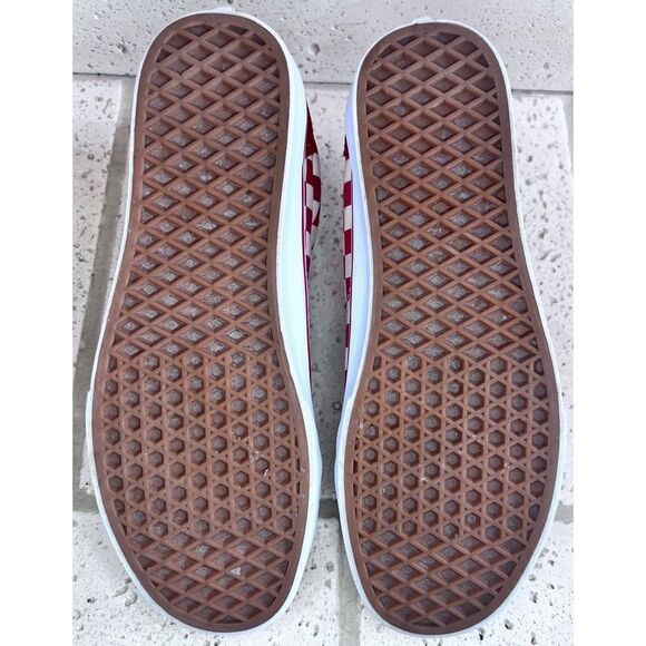 Vans Unisex Old Skool (Primary Check) Red Skate Shoe Men’s Sz 9.5/Women’s Sz 11 - Picture 16 of 16